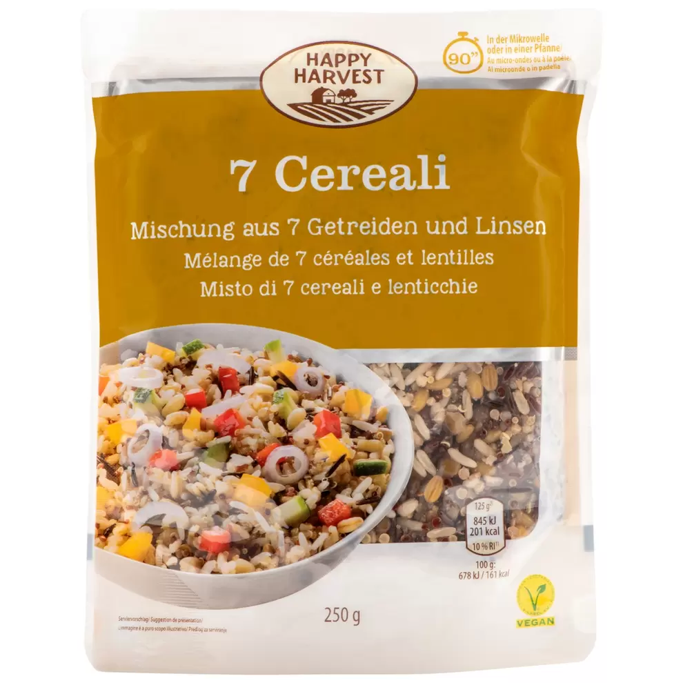 HAPPY HARVEST 90 Sekunden Getreide, 7-Getreide-Mix für 2,49 CHF in Aldi