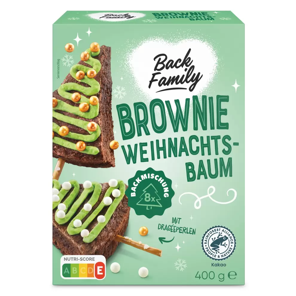 BACK FAMILY Backmischung Brownie Weih. Baum für 2,99 CHF in Aldi