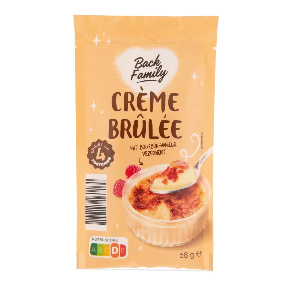 BACK FAMILY Desserts, Creme Brulee für 1,49 CHF in Aldi