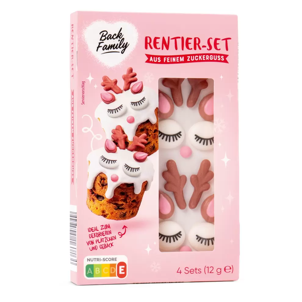 BACK FAMILY Zuckerfiguren Set Rentier 12g für 1,99 CHF in Aldi