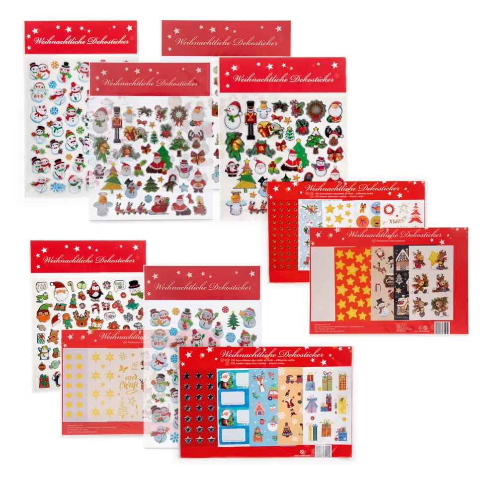 Weihnachtssticker-Set für 1,49 CHF in Aldi