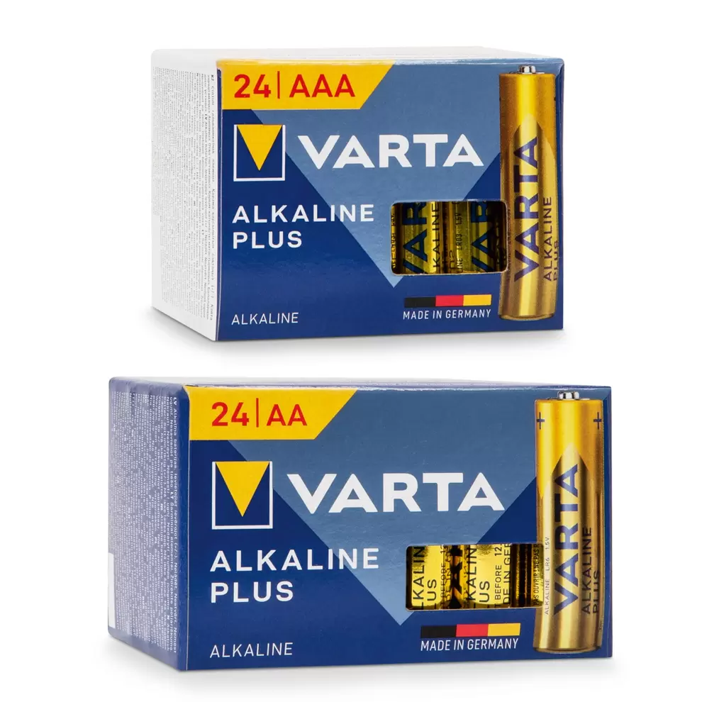 VARTA, Branded Batteries AA/AAA 24 pcs für 9,99 CHF in Aldi