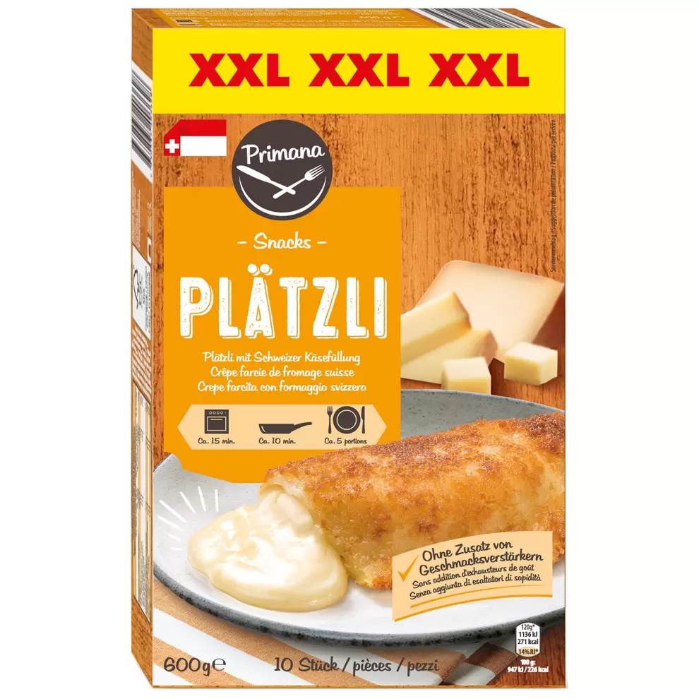 FINDUS TK XXL Plätzli Käse 600g für 5,99 CHF in Aldi