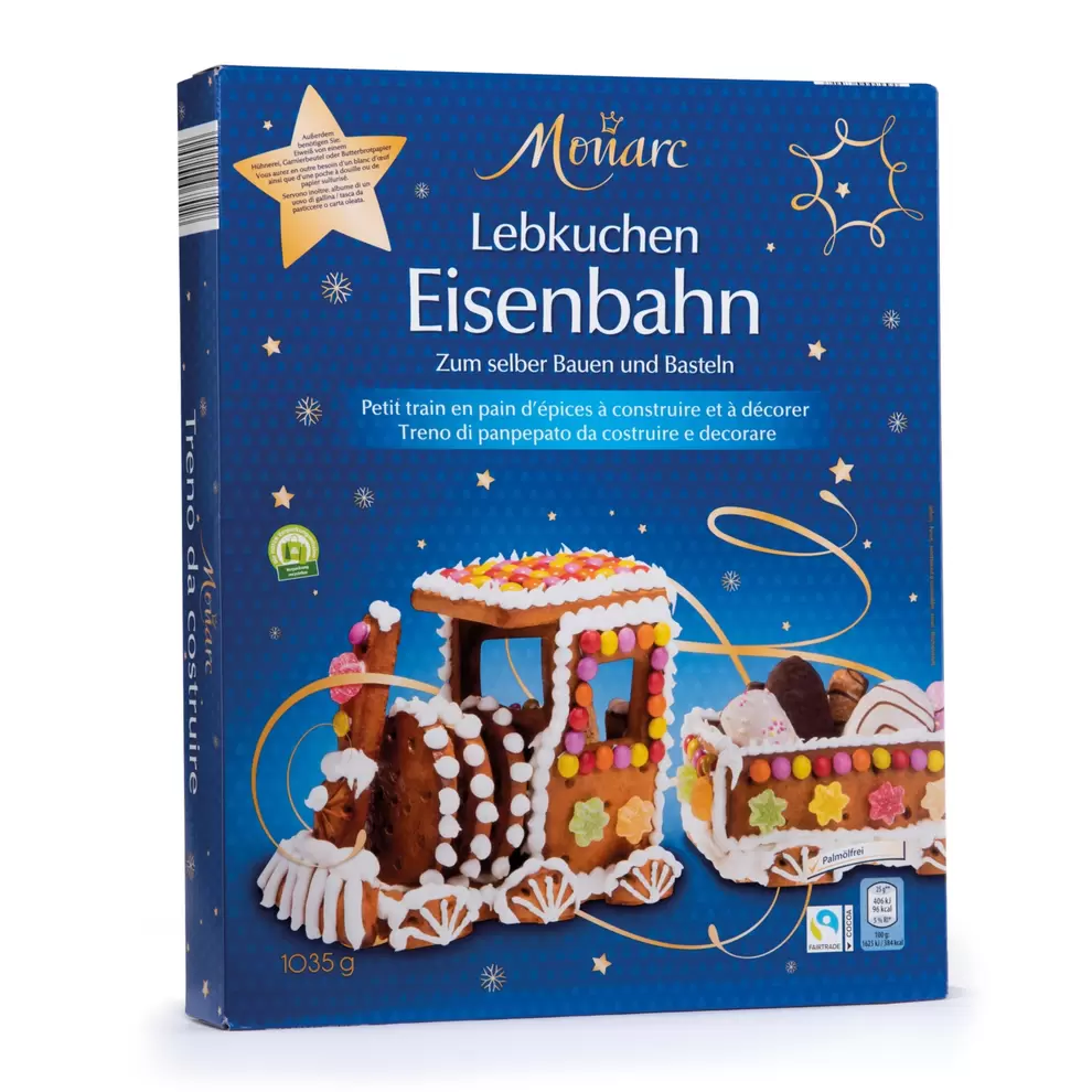 MONARC Lebkuchen-Bausatz, Eisenbahn für 7,99 CHF in Aldi