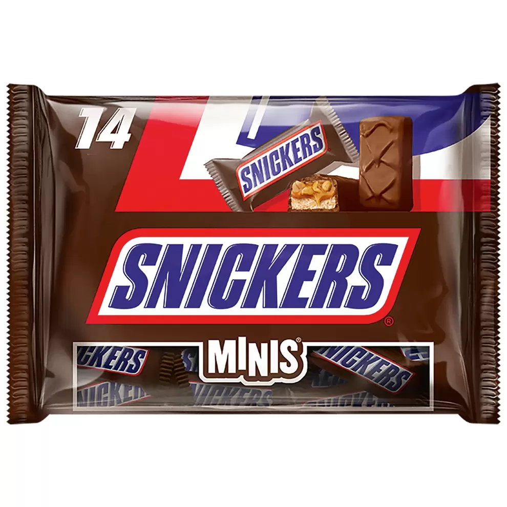 Mini-Riegel, Snickers für 3,49 CHF in Aldi