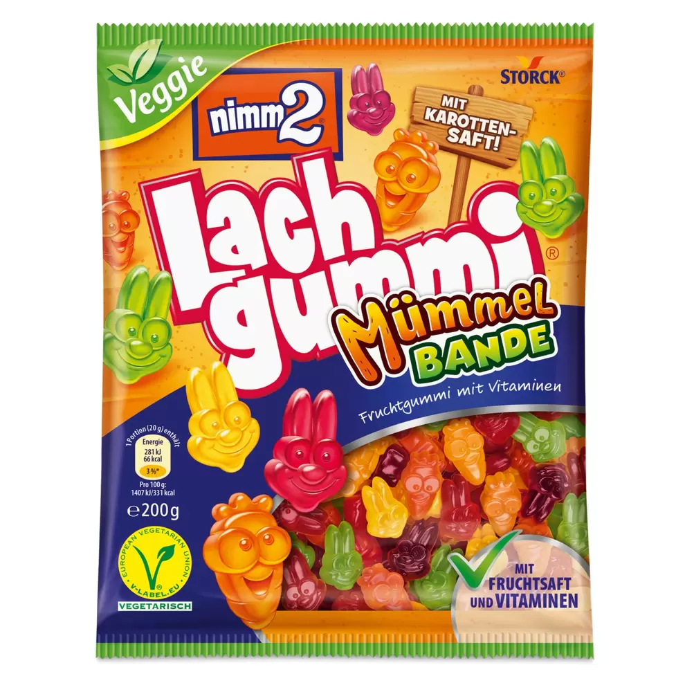 NIMM 2 Lachgummi Veggies, Mummelbande für 1,99 CHF in Aldi