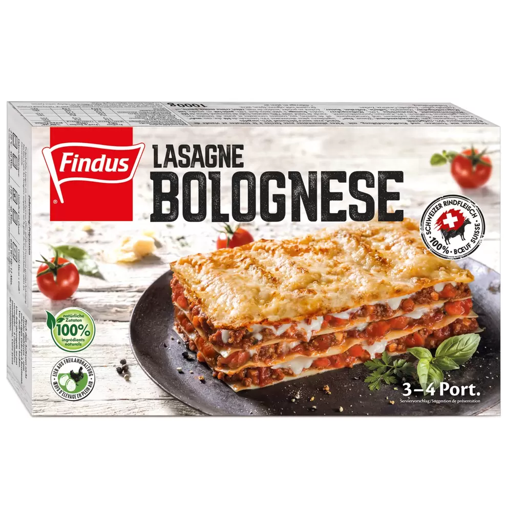 FINDUS Lasagne Bolognese für 8,49 CHF in Aldi