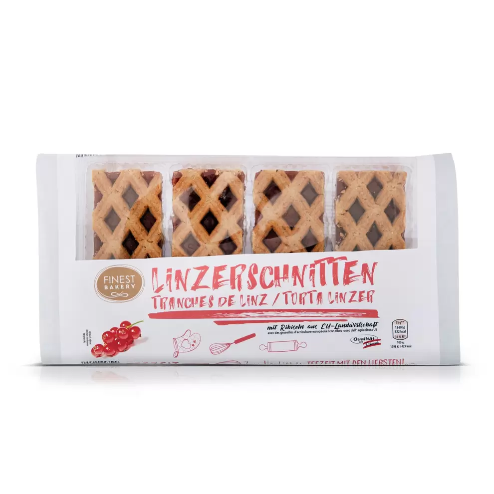 FINEST BAKERY Linzer Schnitte für 2,99 CHF in Aldi