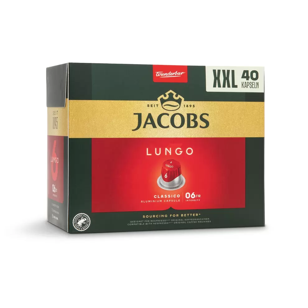 JACOBS Kaffeekapseln, Lungo Classico für 10,45 CHF in Aldi