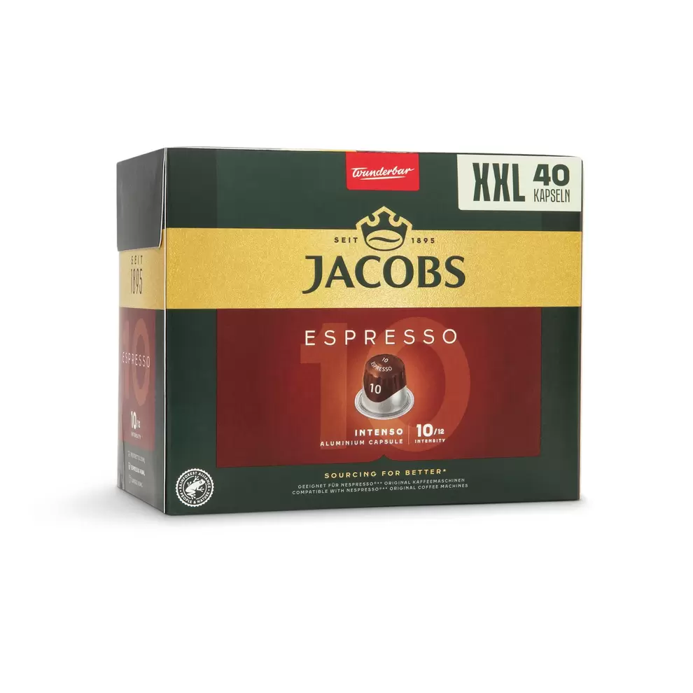 JACOBS Kaffeekapseln, Espresso Intenso für 10,45 CHF in Aldi