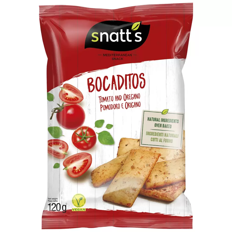 SNATTS Spanischer Apéro Snack, Tomate & Oregano für 1,99 CHF in Aldi