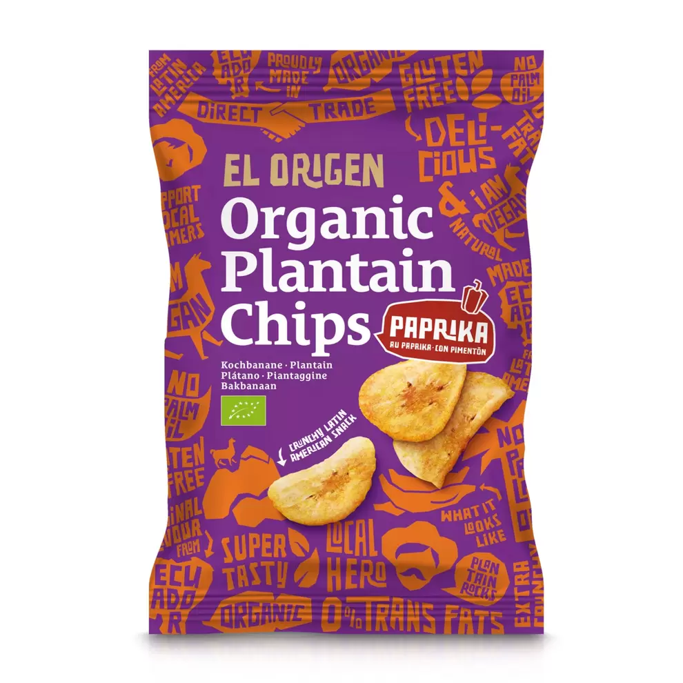 EL ORIGEN BIO Chips, Kochbanane Paprika für 2,49 CHF in Aldi