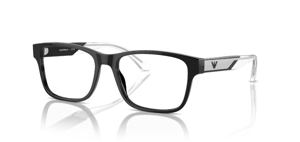 Emporio Armani Rechteckig Brillen 0EA3239 Schwarz für Herren für 190 CHF in Visilab