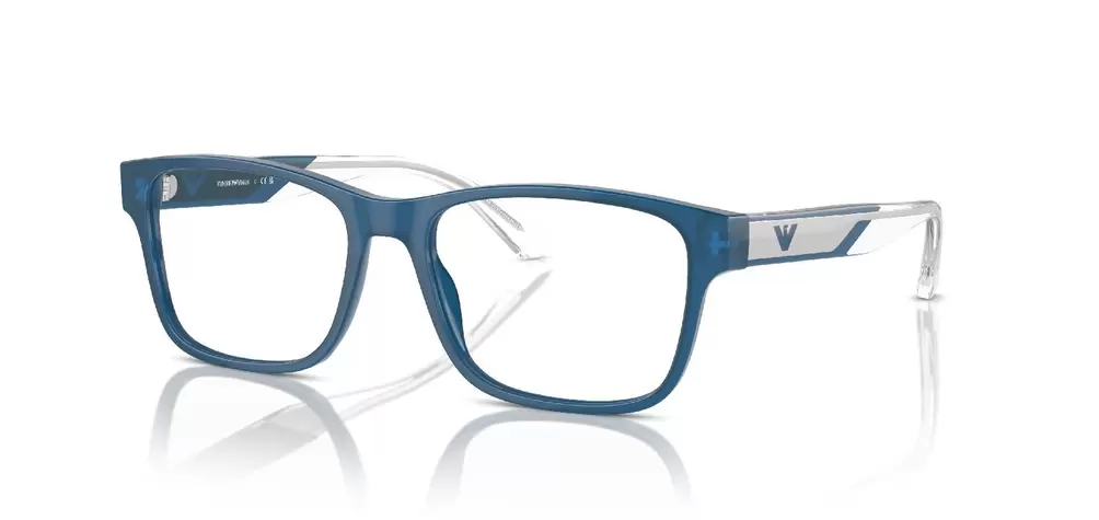 Emporio Armani Rechteckig Brillen 0EA3239 Blau für Herren für 192 CHF in Visilab