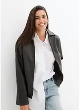 Lederimitat-Jacke mit Kragen für 79,95 CHF in Bonprix