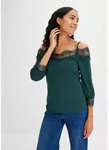 Shirt mit Spitze für 8,95 CHF in Bonprix