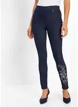 Leggings mit Blütendruck und Glitzersteinen für 49,95 CHF in Bonprix