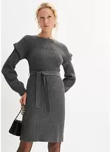 Strickkleid mit Bindeband für 19,95 CHF in Bonprix