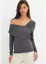 Shirt mit asymmetrischem Ausschnitt für 8,95 CHF in Bonprix