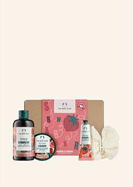 Nourish & Flourish Strawberry Essentials Geschenkset für 31,96 CHF in The Body Shop