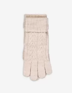 Handschuhe - Zopfstrick - beige für 14,95 CHF in Takko Fashion