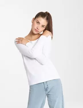 Langarmshirt - Basic für 12,95 CHF in Takko Fashion