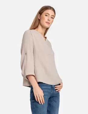 Bluse - Musselin - beige für 29,95 CHF in Takko Fashion