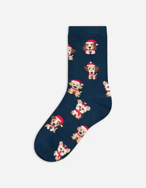 Socken - Christmas - dunkelblau für 4,95 CHF in Takko Fashion