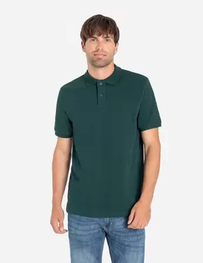 Poloshirt - Knopfverschluss - dunkelgrün für 14,95 CHF in Takko Fashion