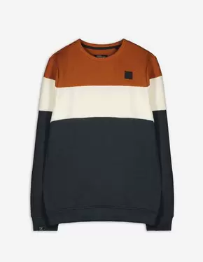 Sweatshirt - Color-Blocking - dunkelgrün für 34,95 CHF in Takko Fashion