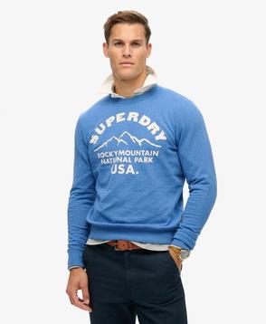 Outdoors Sweatshirt mit Rundhalsausschnitt und Grafik für 99,9 CHF in Superdry