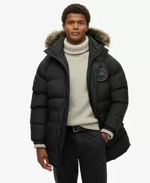 Langer Everest Baffled Parka für 299 CHF in Superdry