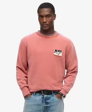 Locker geschnittenes Mechanic Sweatshirt mit Rundhalsausschnitt für 99,9 CHF in Superdry