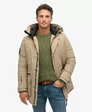 Wattierter City Parka für 239 CHF in Superdry