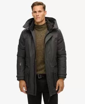 Wattierter City Tweed Parka für 279 CHF in Superdry