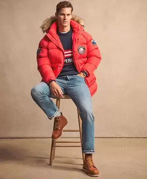 Langer Everest Baffled Parka für 299 CHF in Superdry