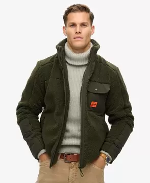 Expedition Hybridjacke mit Teddyfell für 149 CHF in Superdry