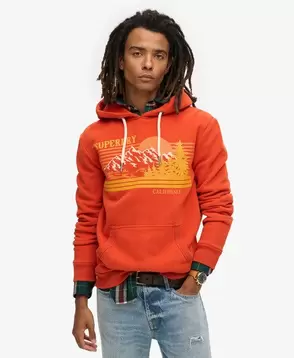 Outdoor Hoodie mit Grafikstreifen für 109 CHF in Superdry