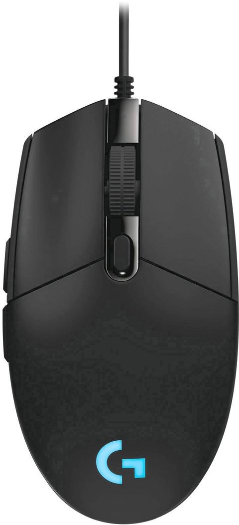 Logitech Pro Hero  Gaming-Maus USB   Optisch Schwarz, Blau 6 Tasten 16000 dpi Beleuchtet, Integrierter Profilspeicher für 61,01 CHF in Conrad