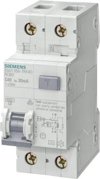 Siemens 5SU1356-6KK16 FI-Schutzschalter/Leitungsschutzschalter    2polig 16 A 0.03 A 230 V für 35,11 CHF in Conrad