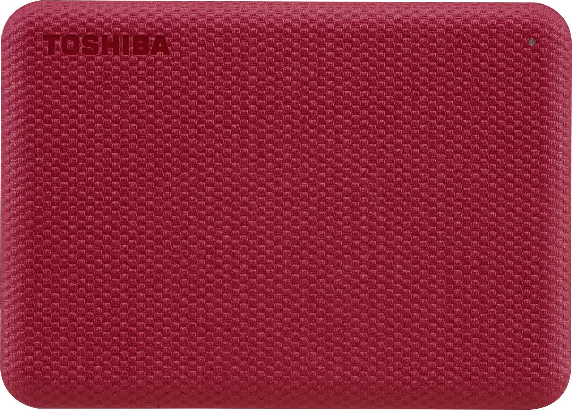 Toshiba Canvio Advance 2 TB  Externe Festplatte 6.35 cm (2.5 Zoll) USB 3.2 Gen 1 Rot HDTCA20ER3AA für 73,96 CHF in Conrad