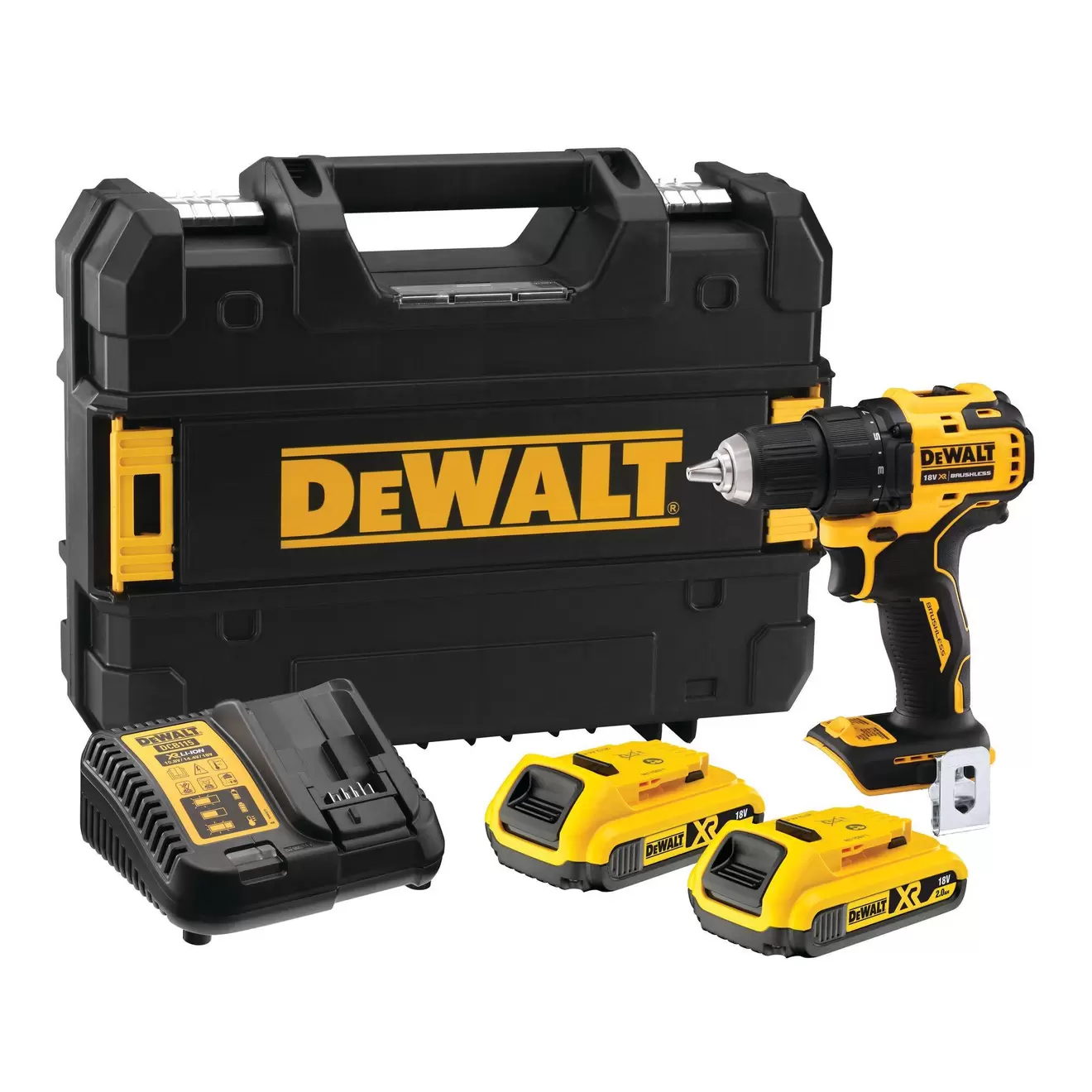 DEWALT DCD708D2T DCD708D2T-QW Akku-Bohrschrauber  18 V  Li-Ion für 184,97 CHF in Conrad