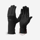 Handschuhe Erwachsene Stretch touchscreenfähig Bergwandern - MT500 schwarz für 16,9 CHF in Decathlon