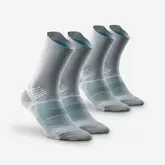 Wandersocken hoch 2 Paar - Hike 520 grau für 29,9 CHF in Decathlon