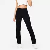 Leggings Fitness Damen Bootleg schwarz für 13 CHF in Decathlon