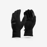 Handschuhe Erwachsene Fleece recycelt Trekking - MT100 schwarz für 6 CHF in Decathlon