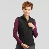 Fleeceweste Damen Wandern - MH120 schwarz für 16,9 CHF in Decathlon