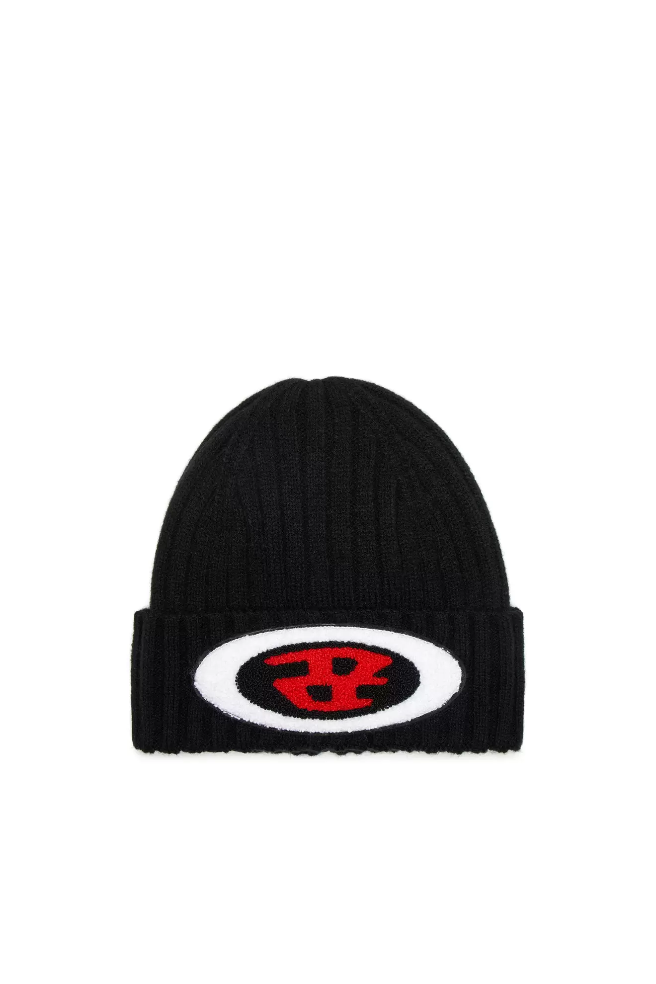 Beanie-Mütze aus Rippstrick mit Logo-Patch für 89 CHF in Diesel