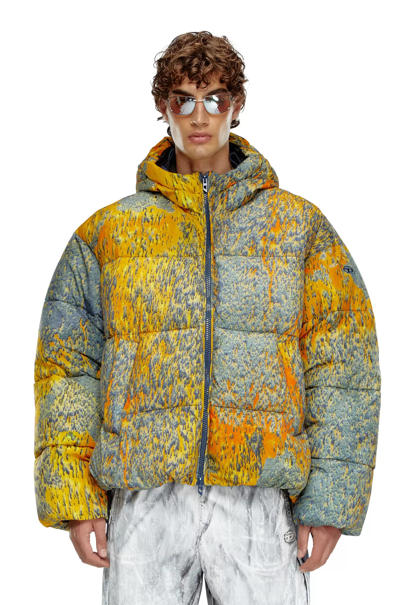 Pufferjacke mit Acid Rain-Effekt für 609 CHF in Diesel