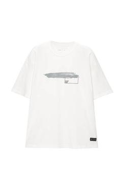 T-Shirt P&B Black Label mit kurzen Ärmeln für 19,9 CHF in Pull & Bear